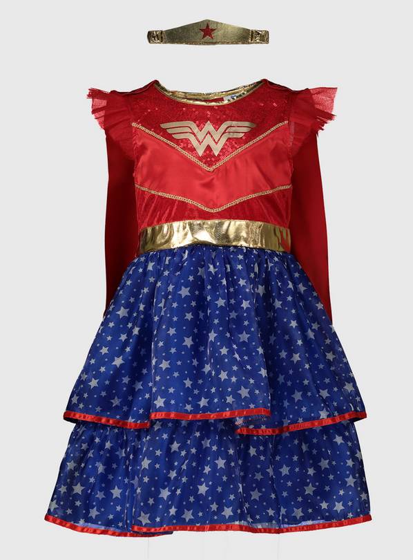 Buy DC Comics Wonder Woman Costume 3 4 Years Kids fancy